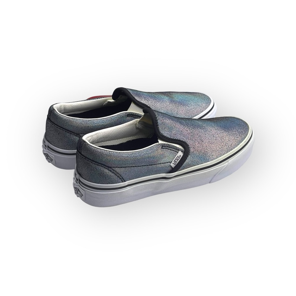 new Vans ™ ®✌︎︎ Prismatic Suede Slip On Sneakers ✌︎︎ Shiny Rainbow Reflective 6 - Picture 3 of 16